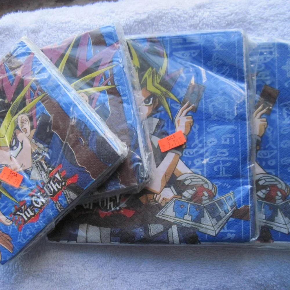 Yu-Gi-Oh! It's Time to Duel Designwear Party Paper Luncheon Beverage Napkins